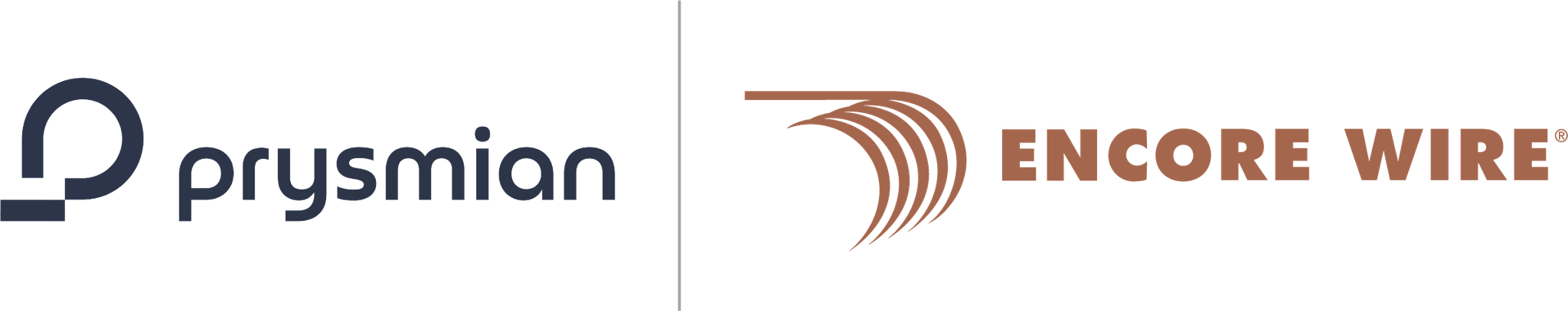 Encore Wire logo featuring a stylized copper wire design.